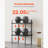 Expandable 2-Tier Cabinet Shelf Organizer with Adjustable Height