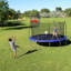 Ensemble d'accessoires de basketball double Skywalker Sports - trampoline rond 12 pi