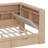 L-Shaped Wooden Daybed With Desk And Storage Bookcase, Corner Bed With Upholstered Headboard And Under-Bed Drawers And LED Light For For Bedroom Living Room-295671933-295671875