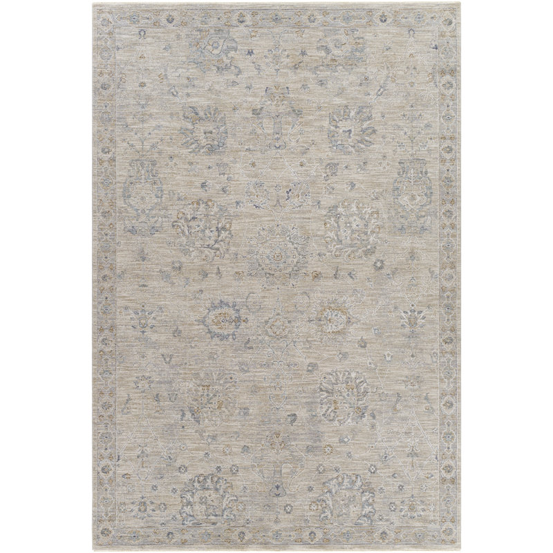 Tapis oriental gris Conlan, Rectangle de 10 pi x 14 pi