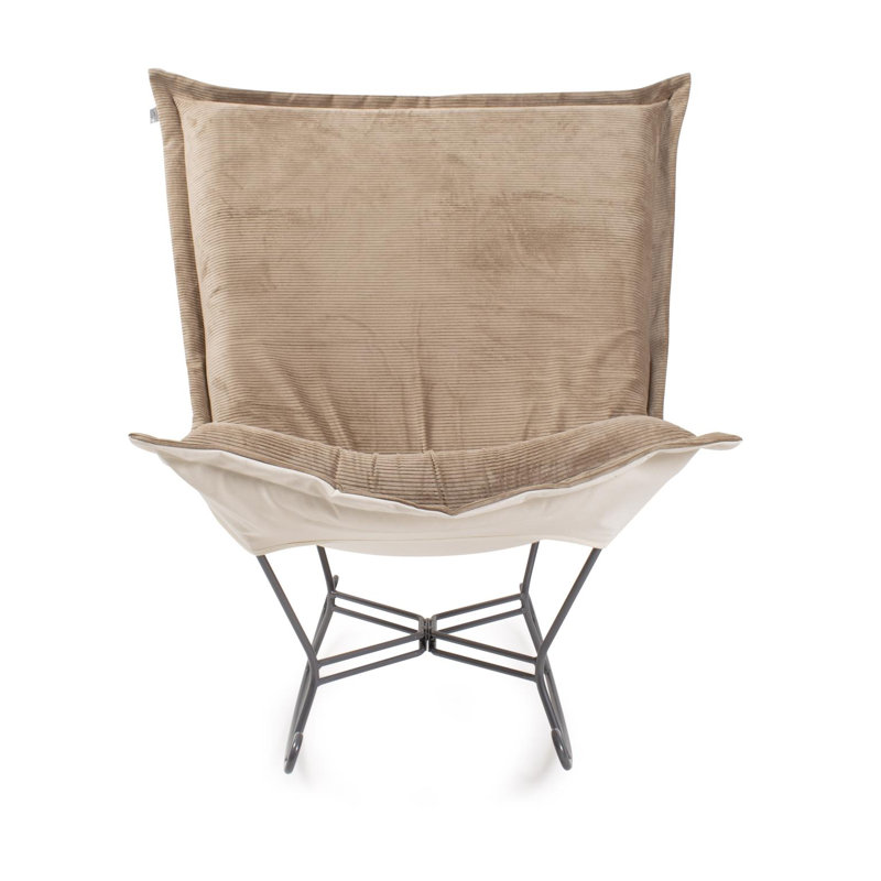 Repose-pieds Puff Rocker Pana sable / naturel, Sable