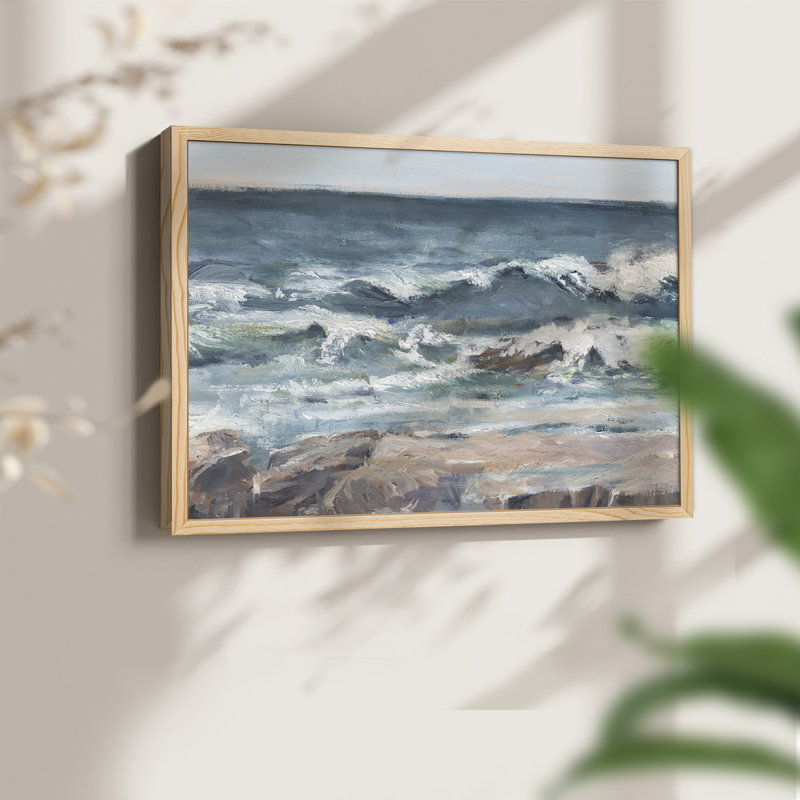 «Ocean Breakers II», reproduction encadrée, Naturel, H 22 po x l 28 po