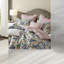 Ensemble de literie romantique en coton avec charme floral, confort toutes saisons