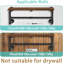 70cm Adjustable Wall Mounted Clothes Rack