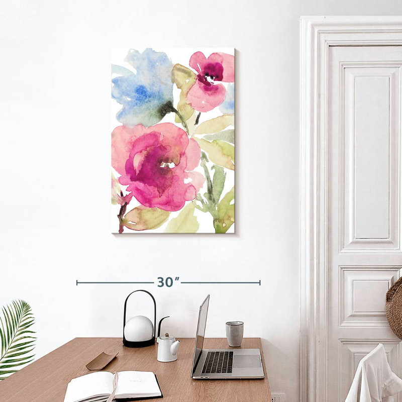 Avery Peaceful Florals I, H 30 po x l 20 po