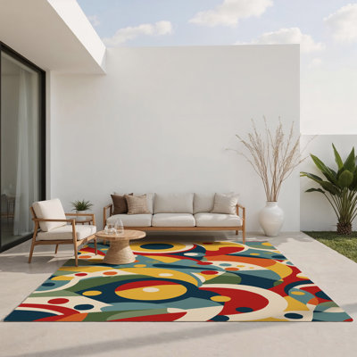 Tapis intérieur et extérieur Vibrant Pulse