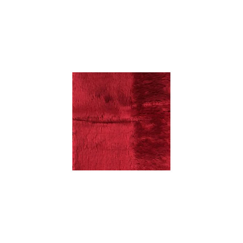 Tissu velours Cozy-Angel, Rouge chinois