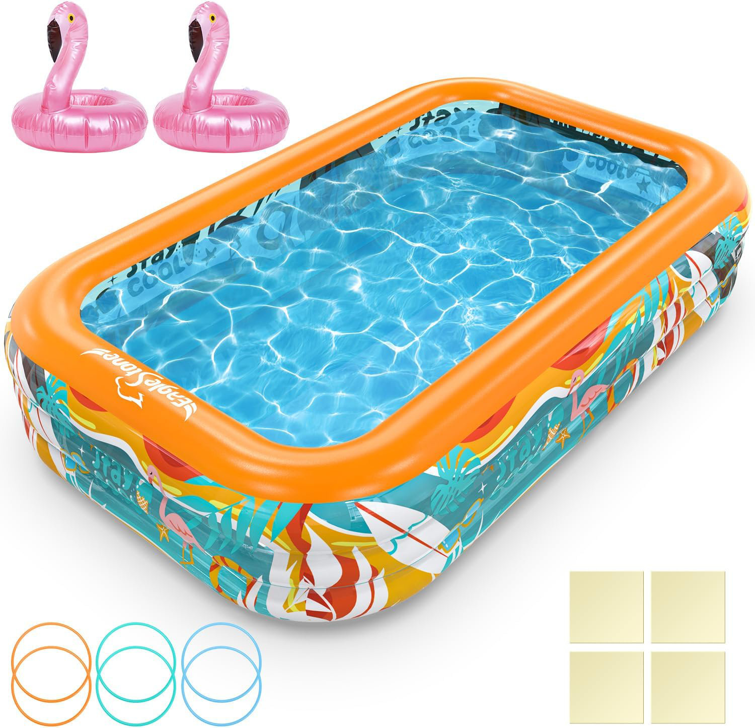 Utibia 10 x 6 x 1.8 Inflatable pool | Wayfair
