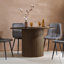 Suire ROUND FLUTED DINING TABLE -1192705369