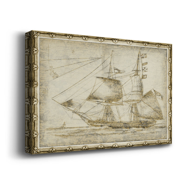 Ghost Ship II - impression sur toile tendue, L 18 po x H 12 po