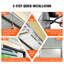 VEVOR Garage Door Seals Bottom Rubber, U Shape +O Ring Combination Garage Door Weather Stripping