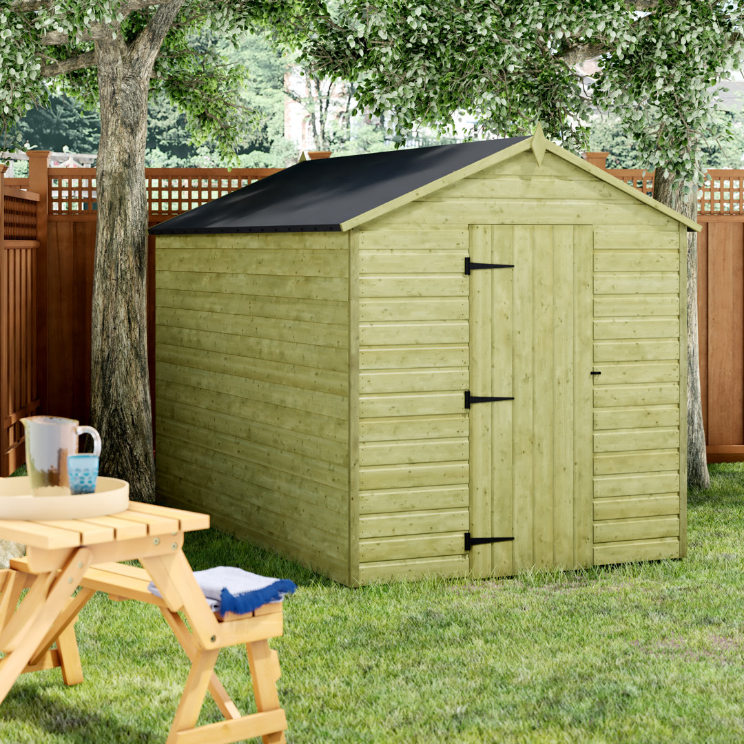 Premier Apex 6 Ft. W x 10 Ft. D Shiplap Wooden Shed