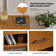 Reeder 24"W 2-Drawer Mid-Century Modern Nightstand with Secret Hidden Compartment ,Built-in Outlets(Set of 2)