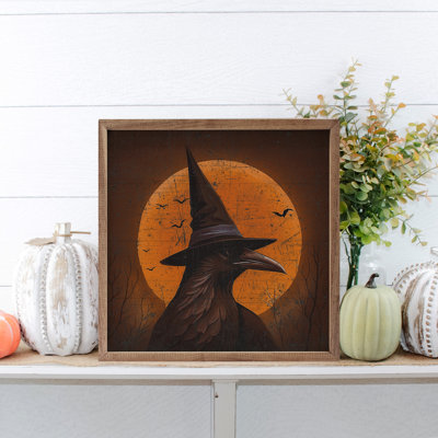 Crow With Moon