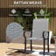 Set Of 2 Dining Chairs With Armrest-2060489027-2060489036