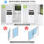 HomCom 8000 BTU Portable Air Conditioner for 344 Square Feet with