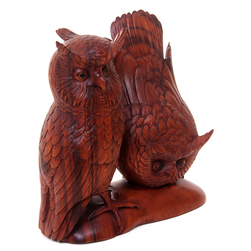 Figurine oiseau en bois fait main Arles
