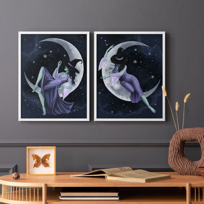 Star Sorceress I-Premium, reproduction encadrée prête à accrocher - aucun clou requis - aucun clou requis