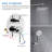 Circular Shower Faucet with Rough-in Valve-74557748