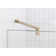 Stellar 90.75 in. x 78 in. Fully Frameless 3 Panel Inline Hinge Shower Door