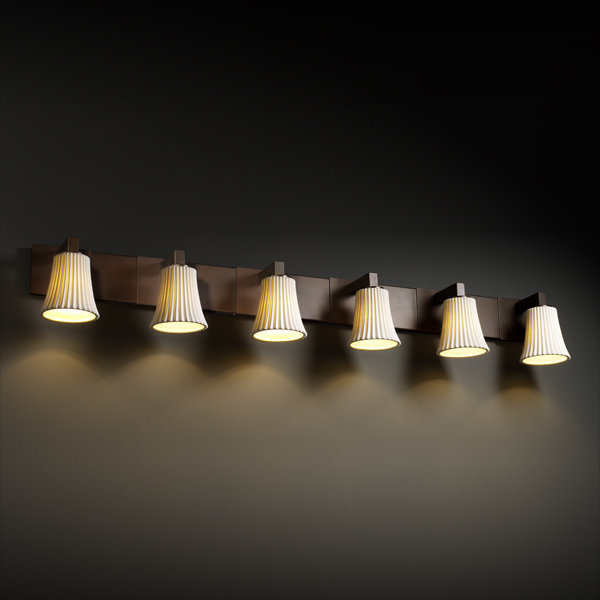 Araea 6 - Light Vanity Light, Bamboo, Matte Black