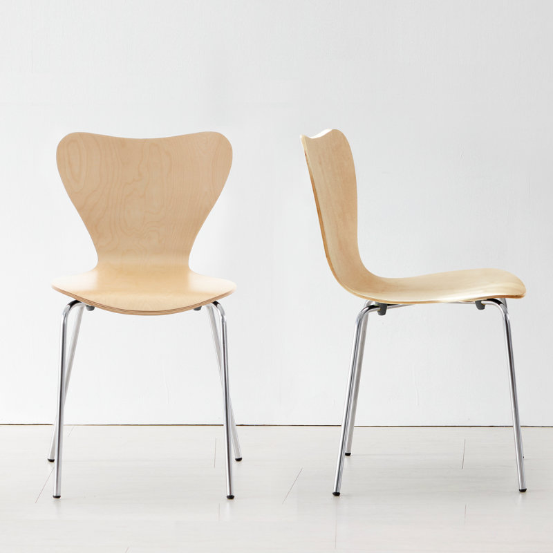 Filipp Stacking Side Chair Dining Chair, Natural