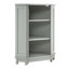 Armoire de rangement d'angle gris avec tablettes réglables pour le garde-manger et le salon. - Cuisine de salle de bain moderne à surface pelée. Fabrication durable-806383309