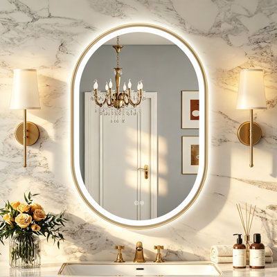 Miroir lumineux pour salle de bain Kashen
