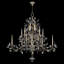 Lustre rond en cristal 75 po Laurel-62869524