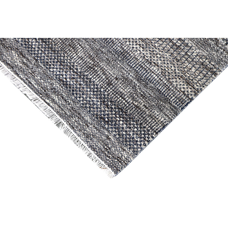 Tapis naturel unique de 8 pi 9 po x 12 pi