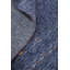 Tapis bleu fait à la main de style Gabbeh 6 x 6