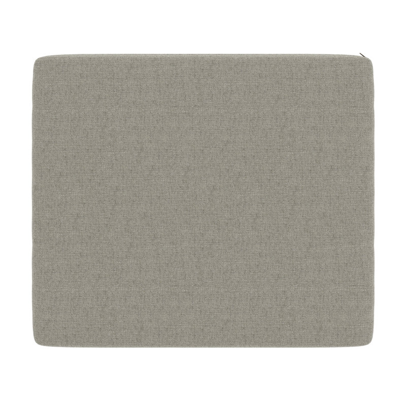 Ottoman Outdoor Patio Cushion With Sunbrella Fabric, Spectrum Dove Sunbrella® Plainweave