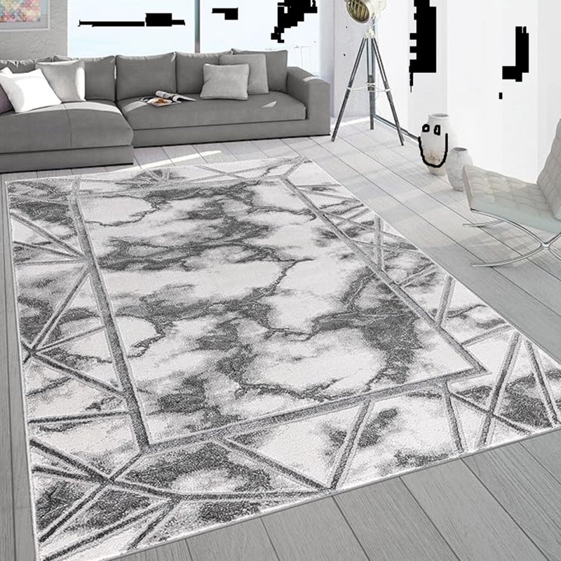 Abstract Area Rug, Rectangle 200 x 290 cm
