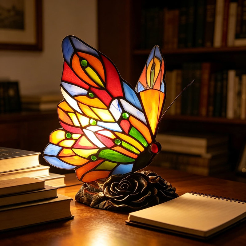 Lampe de table Butterfly Tiffany
