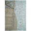Tapis gris et argent Modern Patchwork