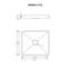 Noah Plus Rectangular Vessel Bathroom Sink-310032455