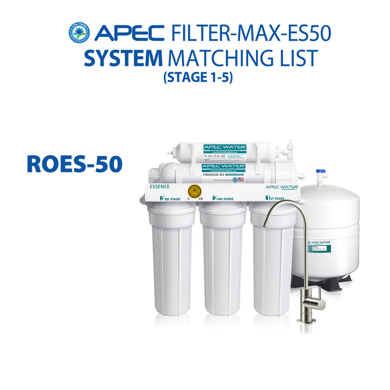 APEC Essence Series 50 GPD Complete Replacement Filter Set