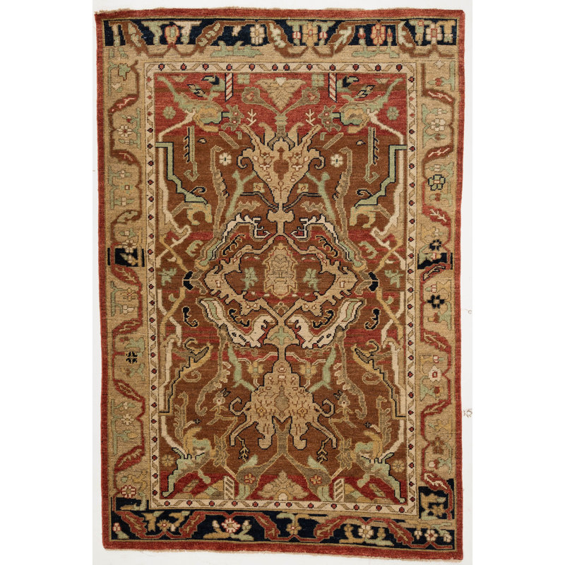Tapis rectangulaire Heritage Reforme 6 pi x 8 pi 11 po