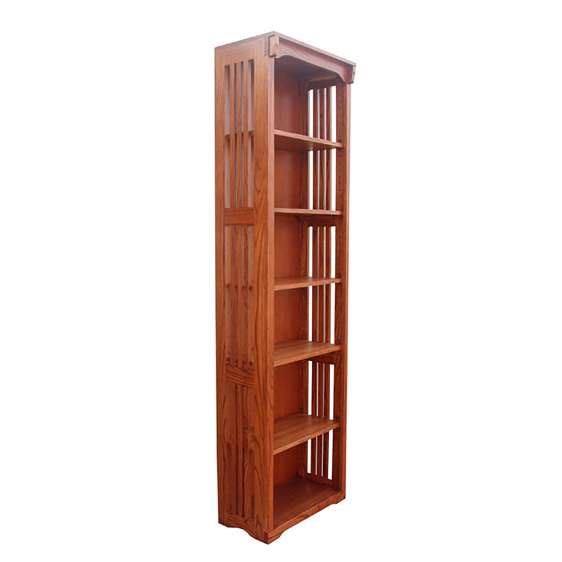 Deveraux Bookcase, Dark Oak, 72" H x 24" W x 12" D