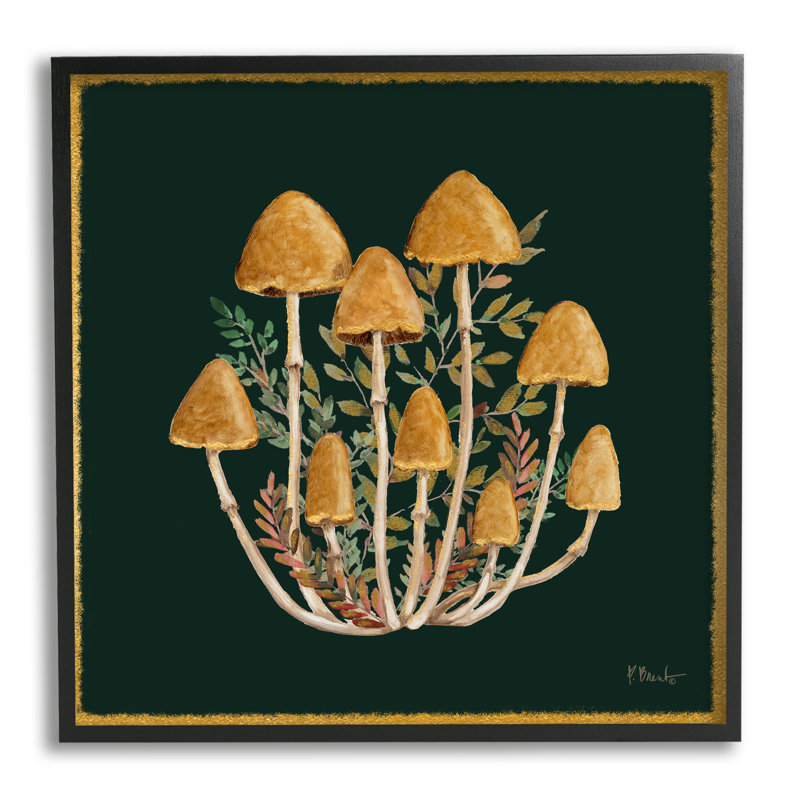 "Stupell Industries", art mural sur toile nature par Paul Brent, H 12 po x l 12 po x P 1,5 po, Giclée encadrée noir minuit