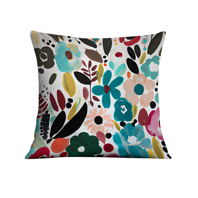 Coussin décoratif, Housse de coussin seulement - sans coussin, H 16 po x l 16 po
