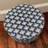  Wooden Round Upholstered Cloth Stool
