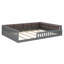 Lit plateforme tapissier avec garde-corps et coussin-1833897997