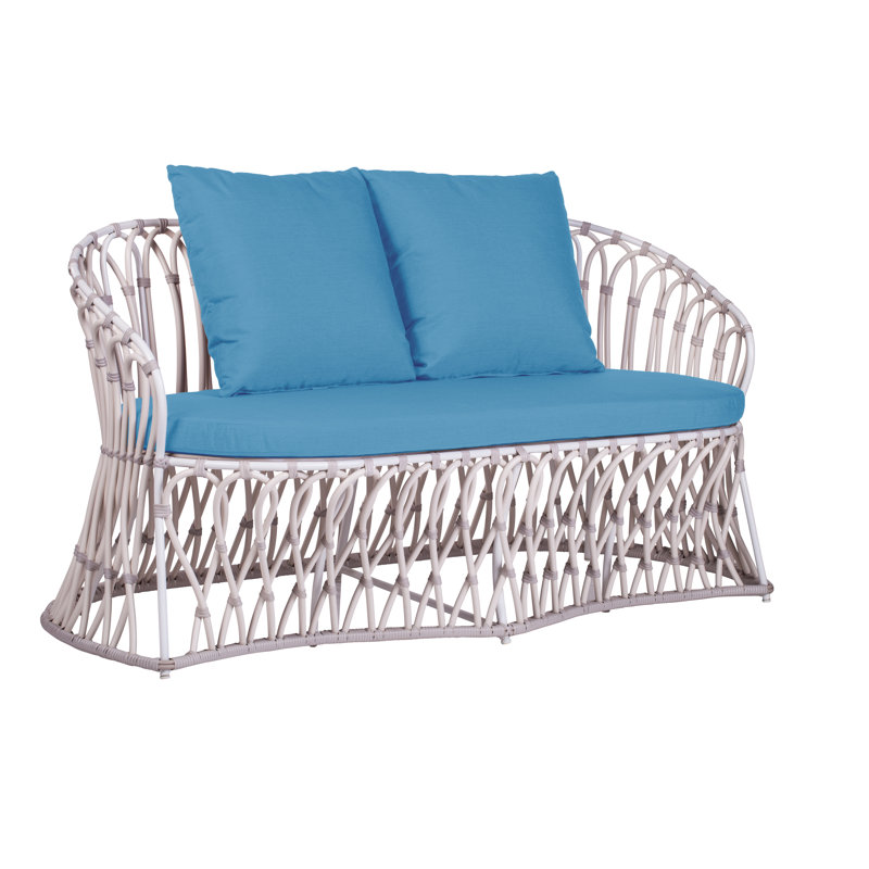 Amalfi Outdoor 2 - Seat Loveseat, Canvas Capri Sunbrella® Canvas