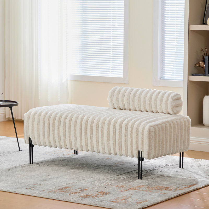 Causeuse 49 po, Beige