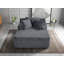 Très grande chaise longue en velours côtelé avec coussin, canapé Cloud sans assemblage