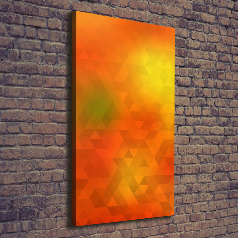 Abstraction Triangles - Wrapped Canvas Print