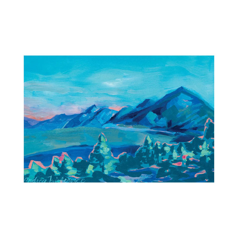Tahoe Views by Andrea Fairservice - Wrapped Canvas Painting, 20.32cm H x 30.48cm W