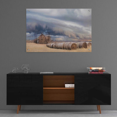 «Tornado Avertissement» par Lori Deiter, art mural en verre acrylique
