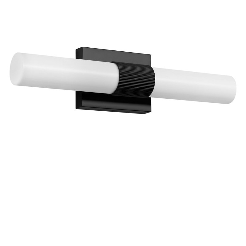 Meuble-lavabo à DEL, H 4,5 po x l 18 po x P 3,9 po, Nuit noire